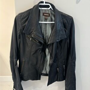 Danier Women's Black Leather Jacket
